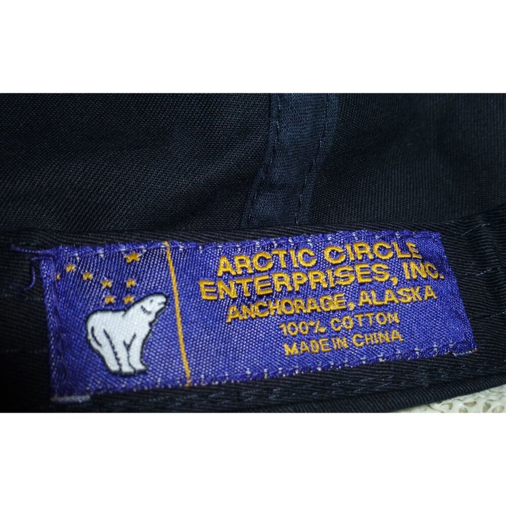 NWT Alaska Headgear Black Baseball Cap With Embroidered Logo Adjustable Strapbac - Picture 8 of 8